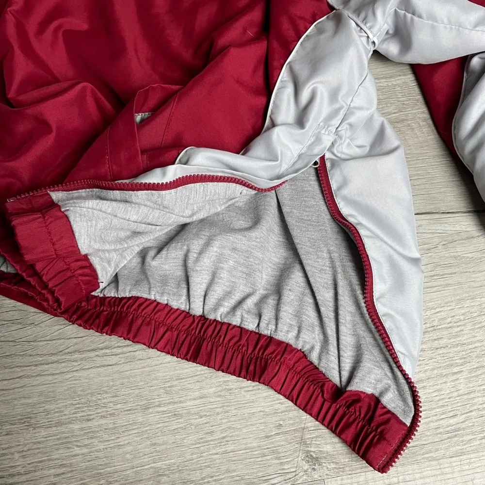 Alabama‎ Crimson Tide Jacket Mens XL 58 Sports Quarter Zip Windbreaker Red White